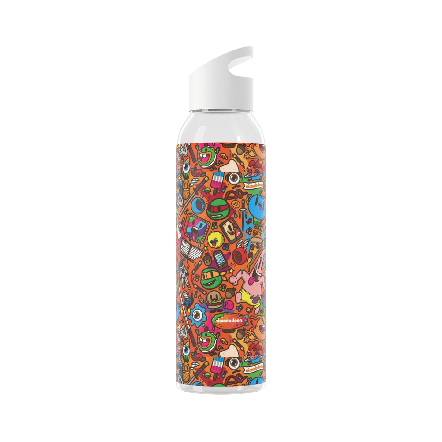 90's Retro Doodle Water Bottle
