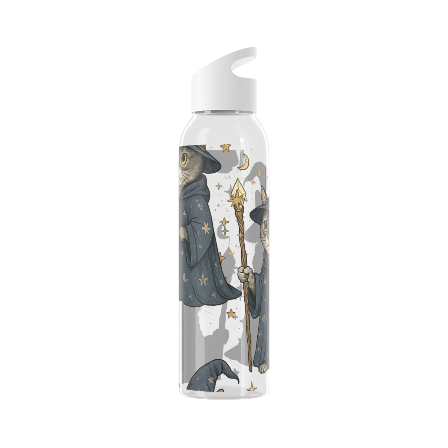 Cat Wizard Water Bottle