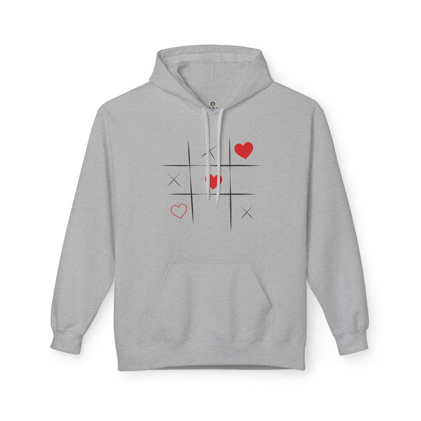 Heart and Crosses Unisex Hoodie