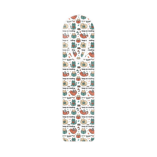Patterned product with text and illustrations on a white background