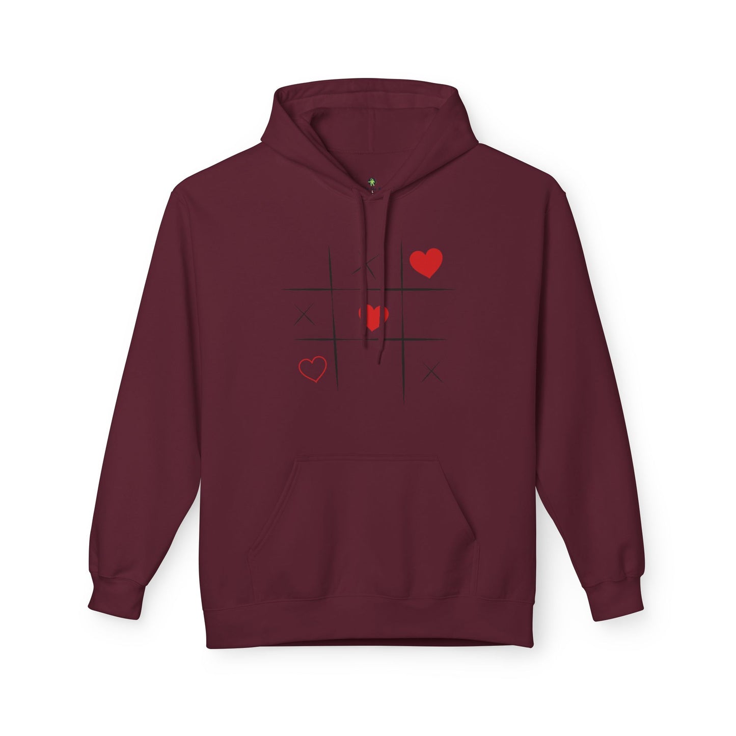 Heart and Crosses Unisex Hoodie