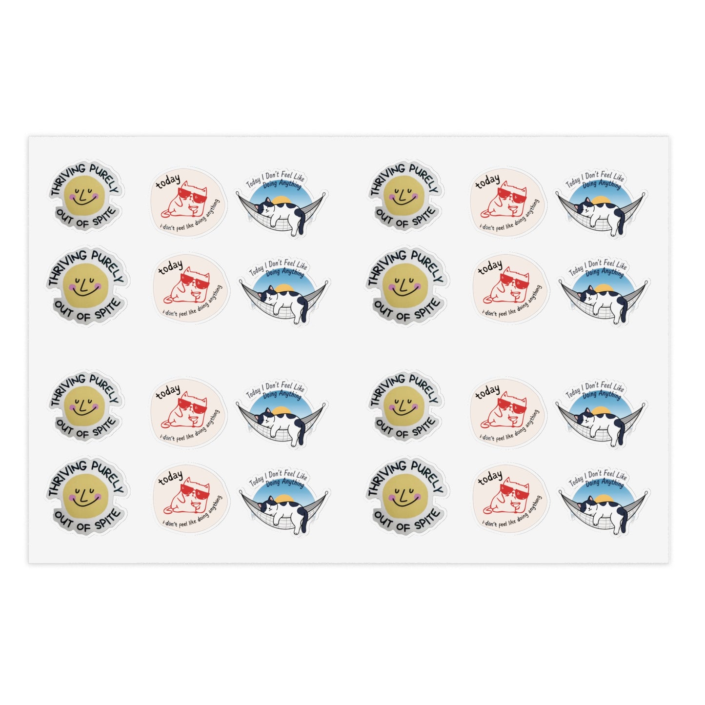 Positive Vibes Sticker Sheet