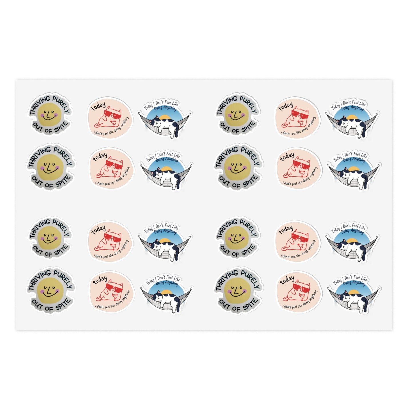 Positive Vibes Sticker Sheet