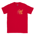 Cool Kids Club t-shirt featuring a playful corner graphic design promoting confidence, individuality, and positive self-expression.