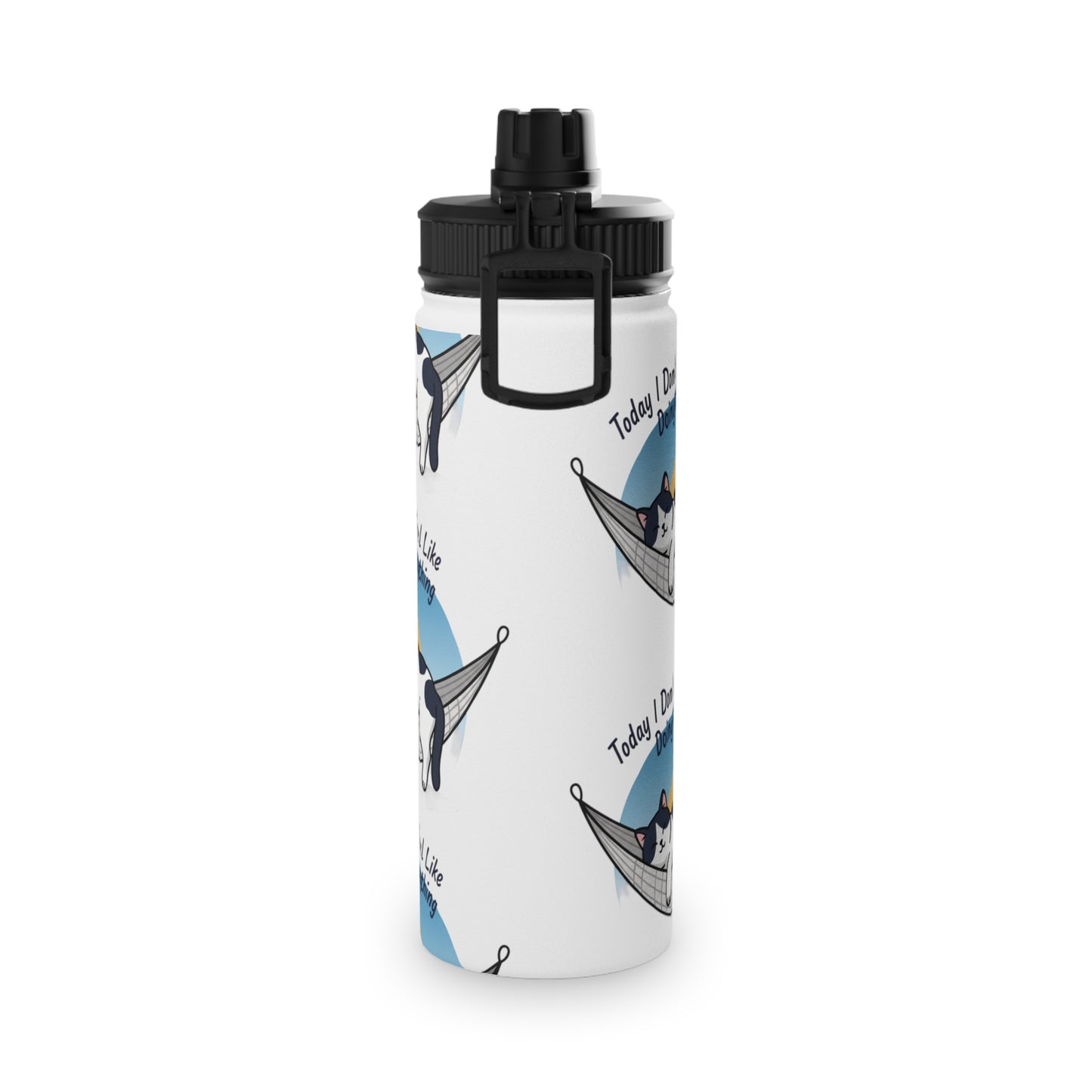 Stainless Steel 'Today I Don't Feel Like Doing Anything' Bottle