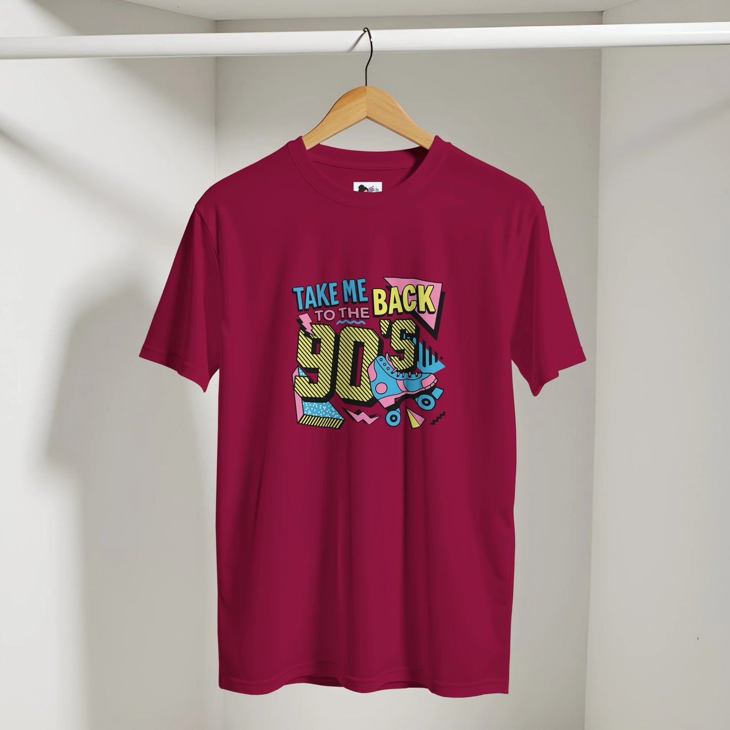 Retro graphic tee featuring a nostalgic 90s-inspired design celebrating skateboarding, music, and vintage culture.